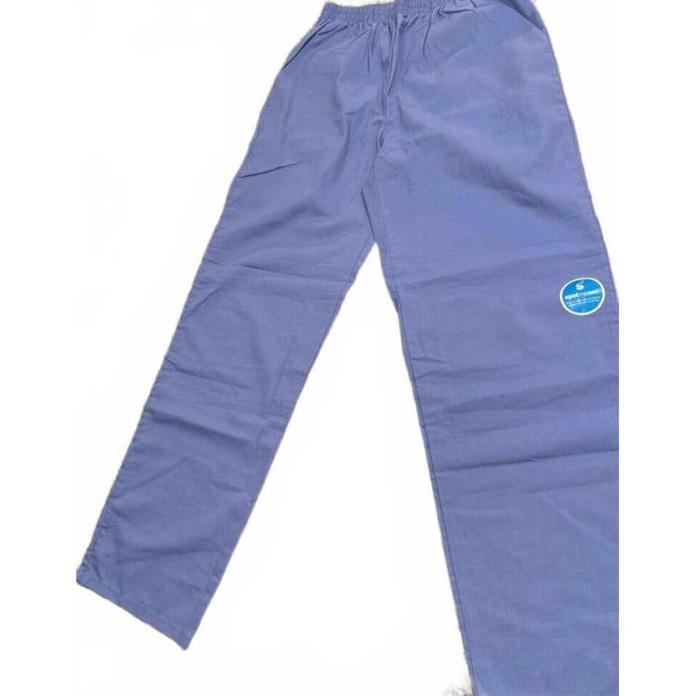SB SCRUB WOMENS SCRUB PANTS SMALL BLUE‎ ELASTIC